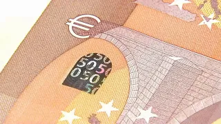 How paper money is made. 50 euro