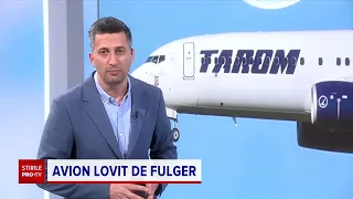 Ce au simțit pasagerii din avionul TAROM când a fost lovit de fulger, după decolarea de la Otopeni