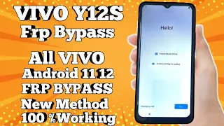 Vivo Y12s frp bypass | Vivo Y12s (PD2036) Bypass frp New Security | All Vivo Mobile Frp Bypass No PC