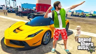 GTA 5 КУПИЛ ФЕРРАРИ НА УЛИЧНЫЕ ГОНКИ РЕАЛЬНАЯ ЖИЗНЬ ГТА 5 МОДЫ #32 видео игра РП мультик для детей