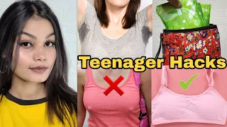 12 Teenager School /College Girls Lifestyle & Beauty Hacks  ✅️Every Girl Must Follow😍