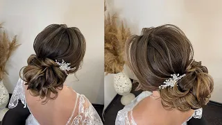 #wedding #hairstyletutorialstepbystep Wedding Hairstyle Coafura texturata Coc de Mireasa