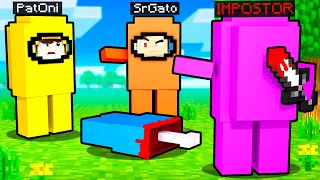 ¿EL MEJOR IMPOSTOR DE AMONG US EN MINECRAFT? 😂 | SRGATO EN MINECRAFT AMONG US