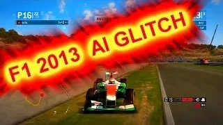 F1 2013 - Weird AI Glitch at Classic Track Jerez