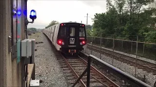 Washington Metrorail HD 60fps: Red & Green Line Trains @ Fort Totten (5/19/18)