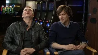 Jesse Eisenberg and Dave Franco Interview and Set Visit for NOW YOU SEE ME