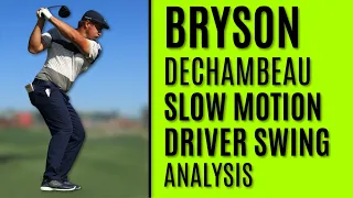 GOLF: Bryson DeChambeau - Slow Motion Driver Swing Analysis