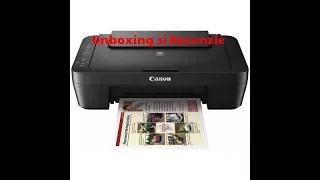 Unboxing si review Multifunctional Inkjet color Canon Pixma MG2550s imprimanta ieftina