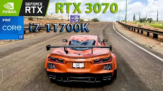 Forza Horizon 5 | RTX 3070 + i7-11700K Benchmark (1080p, 1440p, 4K)