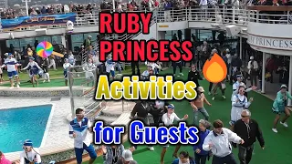 Ruby Princess Activities for Guests