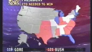 Election Night 2000 - from CBS - part 1!