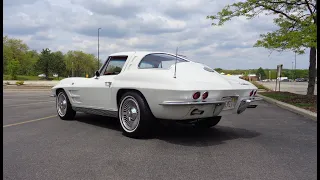 1963 Chevrolet Corvette Stingray Split Window 340 HP 4 Speed & Ride My Car Story with Lou Costabile