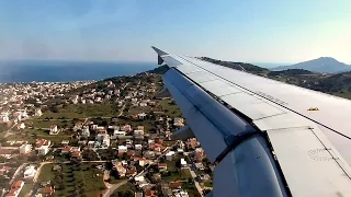Aegean Airlines Airbus A320 BREATHTAKING APPROACH AND SMOOTH LANDING at Athens Airport | ✈