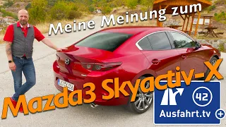 Meine Meinung und Erfahrungen: 2019 Mazda3 Fastback Skyactiv-X 2.0 M Hybrid