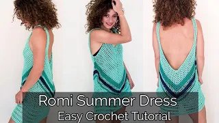 Romi Summer Dress. Crochet Tutorial