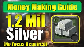 1.2M Silver Profit with T3 Blocks | Albion Online Money Making Guide 2023