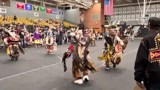 Men’s Northern Traditional @ UNCP Powwow 2024 Warpaint Singers Song 2 Crow Hop