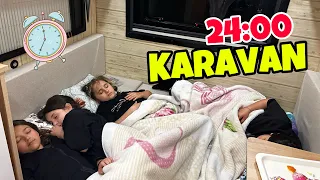 24 SAAT KARAVANDA KALDIK!!SON ÇIKAN KAZANIR !!