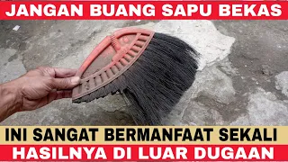 Super creative‼️sapu bekas di sulap jadi gagang golok antik @bangsyam22