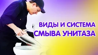 Виды унитазов и система смыва унитаза.