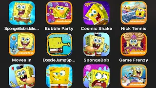 ALL SPONGEBOB MOBILE: Krusty Cook-Off,Game Frenzy,BFBB,Patty Pursuit,Cosmic Shake,Spongebob Moves In