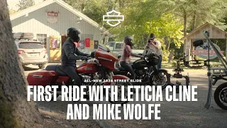 All-New 2024 Harley-Davidson Street Glide Motorcycle | First Ride with Leticia Cline & Mike Wolfe