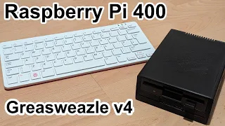 Greaseweazle on Raspberry Pi 400 with Amiberry