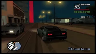 Grand Theft Auto: San Andreas - Driving School "City Slicking" easiest route