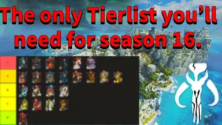 The BEST legends tier list for ranked season 16