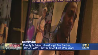 Loved Ones Host Vigil For Barber Shot & Killed Last Weekend