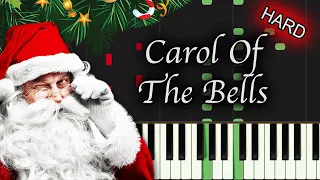 Carol Of The bells Piano - Christmas Piano Tutorial! (Hard)