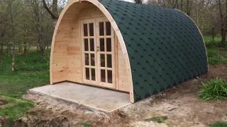 Bespoke 2 Room Glamping Pod Supplied and Installed by Cabins Unlimited