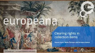 Copyright Webinar: Clearing right in collection items