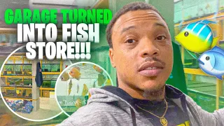 Man Turns Garage Into Fish Store | Tour