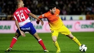 [HD] Granada vs Barcelona 1-2 All Goals and Highlights | 16/2/13