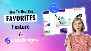 How To Use The FAVORITES Feature On ClickDesigns! ⏰ 🌟 #ClickDesigns