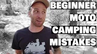 Top 5 Beginner Motorcycle Camping Mistakes To Avoid