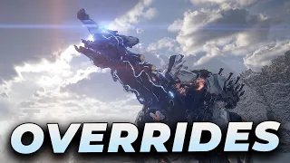 Horizon Forbidden West - ALL OVERRIDES - All Mounts + Machine vs Machine FIGHTS!