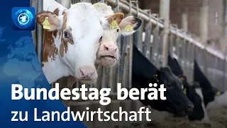 Debatte im Bundestag zu Erleichterungen für die Landwirtschaft