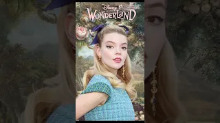 Anya Taylor-Joy in ALICE IN WONDERLAND Disney Plus series? #shorts #disney