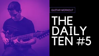 *GUITAR WORKOUT* The Daily Ten #5: Pentatonic String Skipping