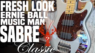 Ernie Ball Music Man Sabre Classic x 2 - Testing BOTH flats and rounds! - LowEndLobster Fresh Look