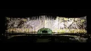 Video Mapping in Arabic Wedding at Madinat Jumeirah Arena Ballroom by Olivier Dolz Wedding Planner