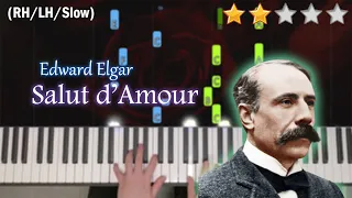 Salut d’Amour | Edward Elgar | EASY Piano Tutorial | 