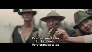 Rammstein - Dicke Titten subtitles English Spanish and German