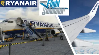 MSFS | Passenger Perspective | Ryanair Manchester to Dublin | Immersive