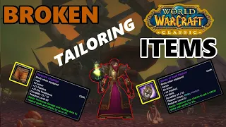 Classic WoW Broken Tailoring Items