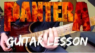 Dimebag Darrell "FLOODS" (OUTRO GUITAR LESSON)