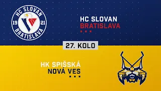 27.kolo HC Slovan Bratislava - HK Spišská Nová Ves HIGHLIGHTS