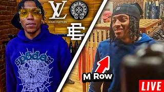 Silky Goes Shopping IRL On Stream! | w/His Brother & Miky Ft. M Row